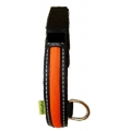 Walkingmate Small Soft Nylon Orange LED Collar  25mm x 34 - 41cm